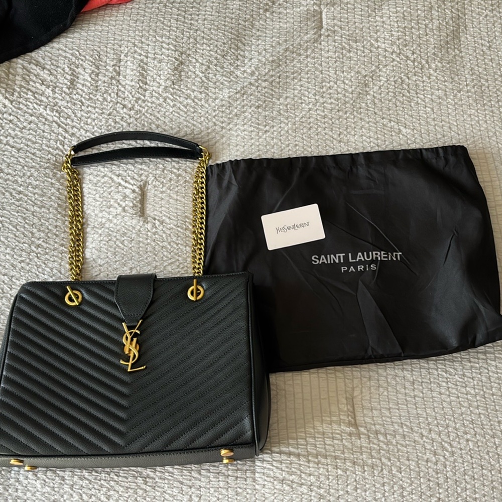Black Designer bag perfect condition!